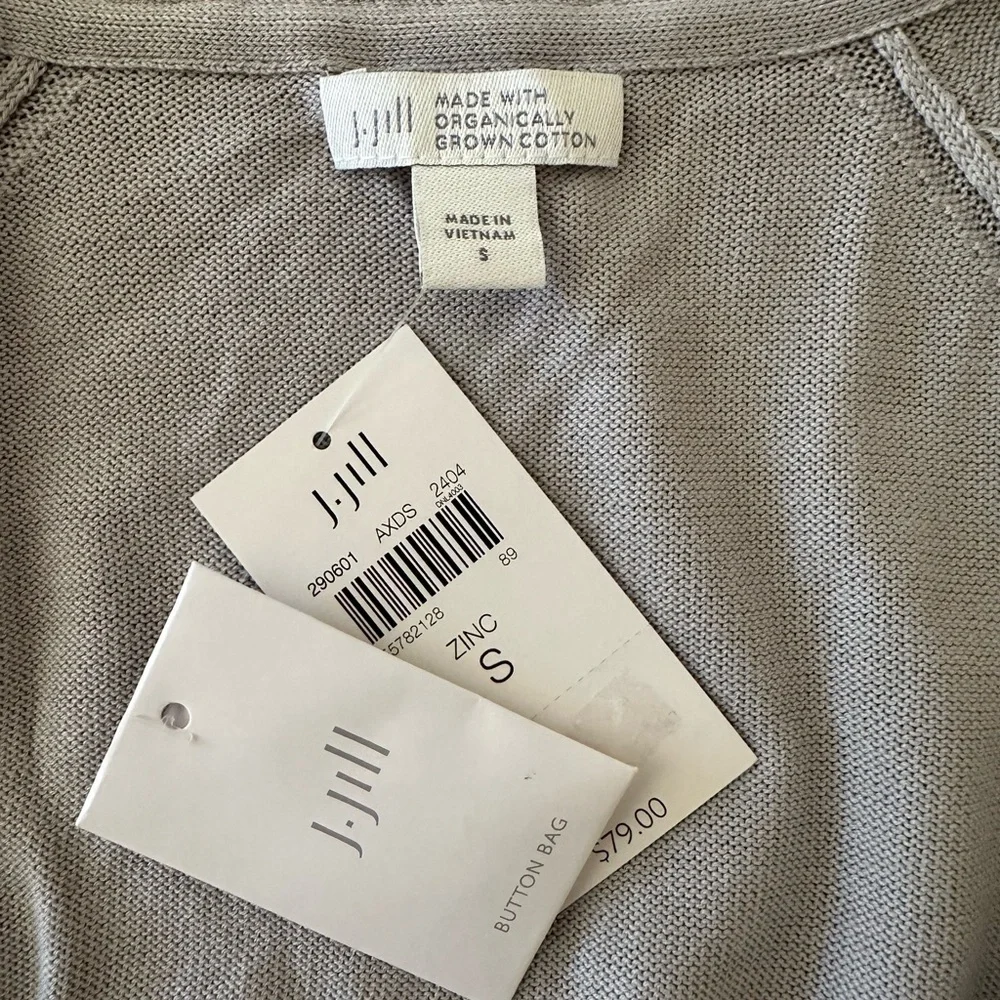 2 of NWT j. jill Woman’s Gray Jacket & Jeans, Sz S/4